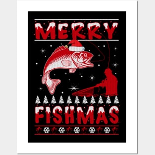 Merry Fishmas Posters and Art